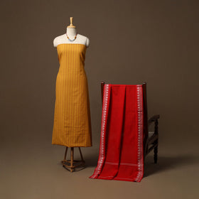 Jacquard cotton 2pc unstitched dress material