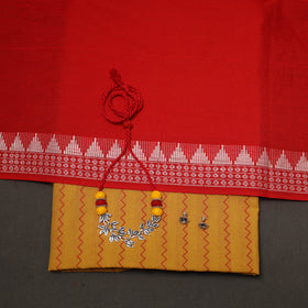 Jacquard cotton 2pc unstitched dress material