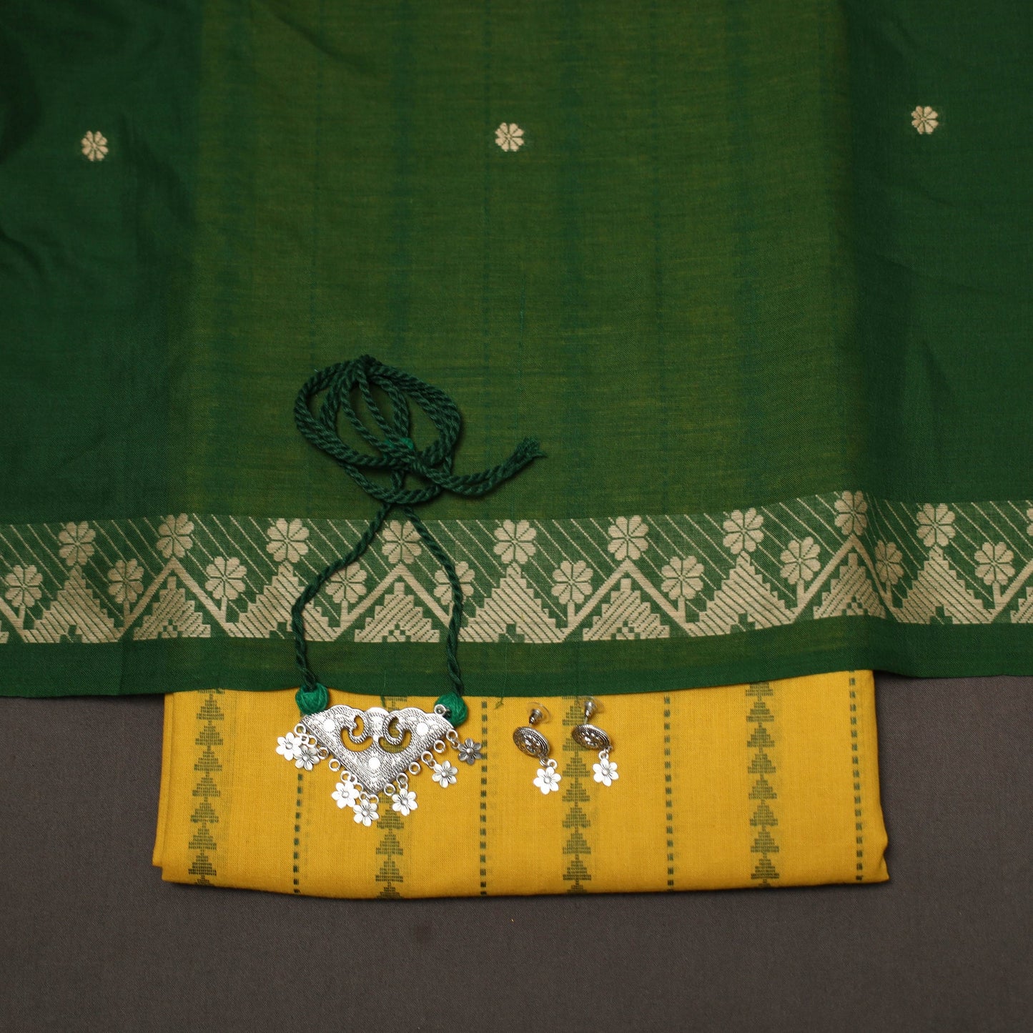 Jacquard cotton 2pc unstitched dress material