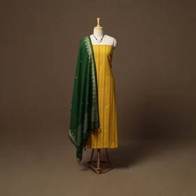 Jacquard cotton 2pc unstitched dress material