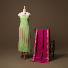 Jacquard cotton 2pc unstitched dress material