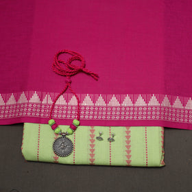 Jacquard cotton 2pc unstitched dress material