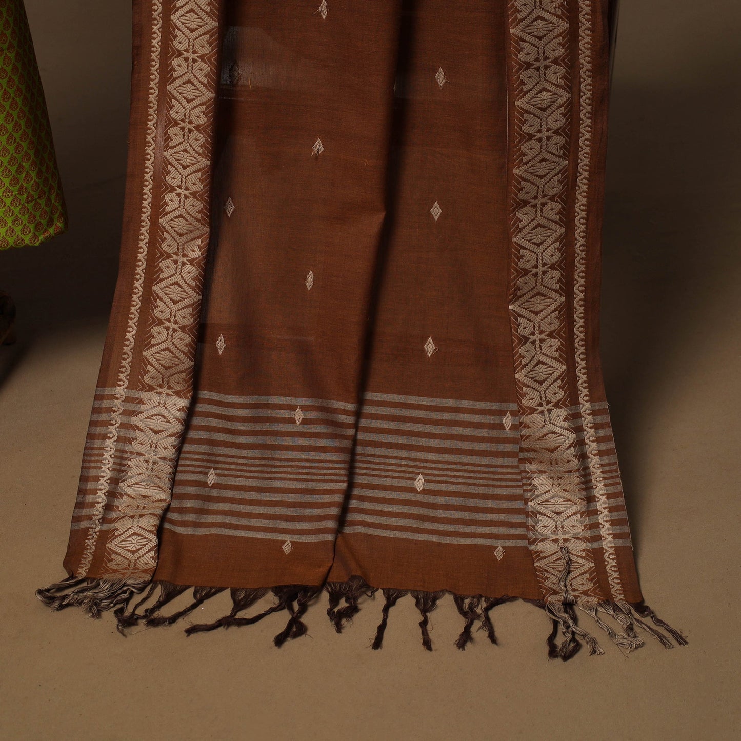 Jacquard cotton 2pc unstitched dress material