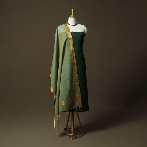 Jacquard cotton 2pc unstitched dress material kurta set 57