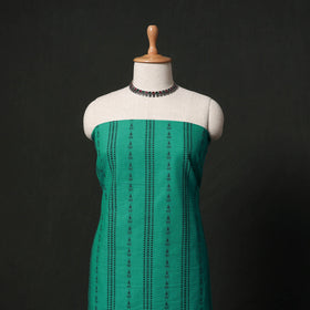 Jacquard cotton 2pc unstitched dress material kurta set
