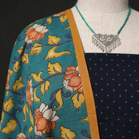 Jacquard cotton 2pc unstitched dress material kurta set