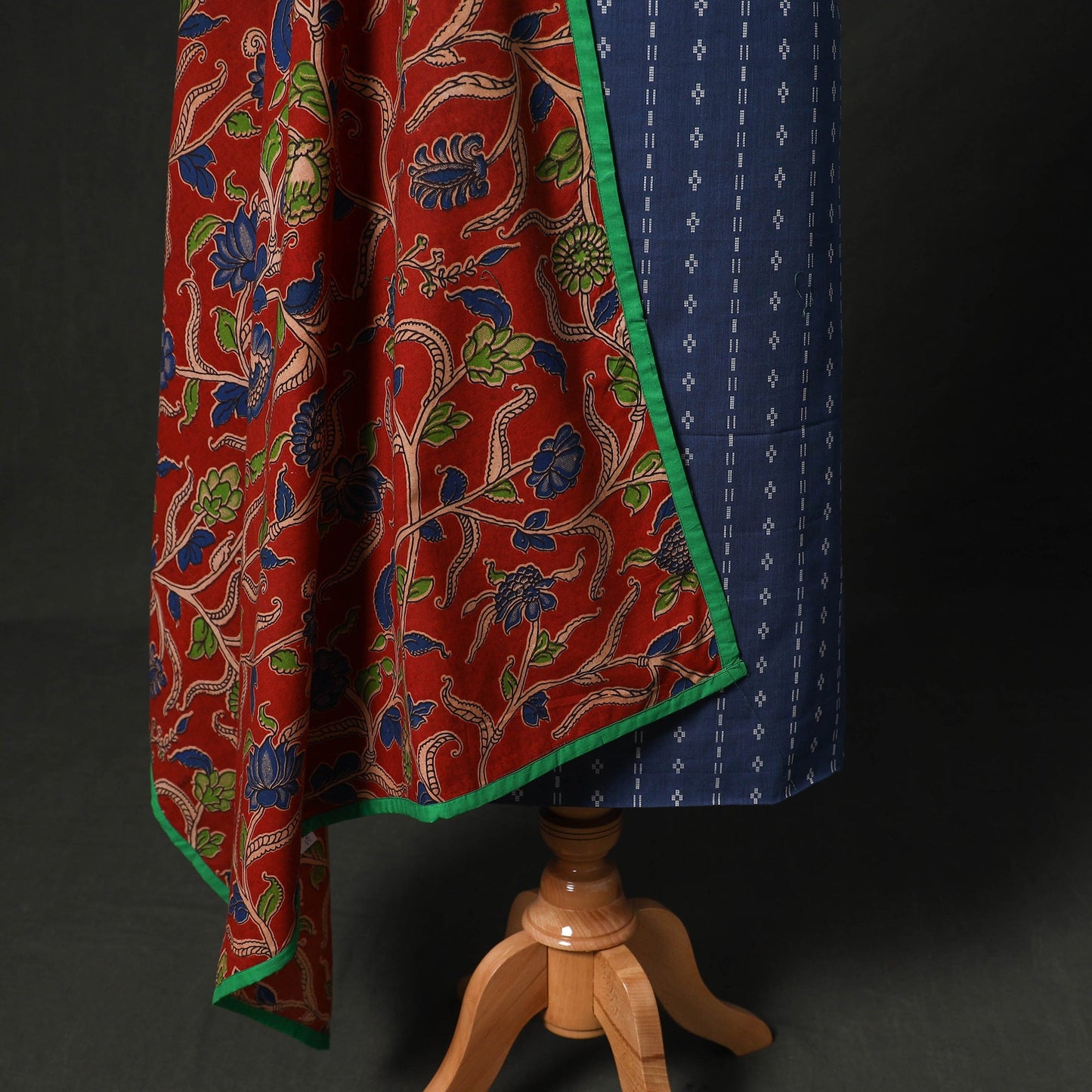 Jacquard cotton 2pc unstitched dress material kurta set