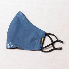  Herb Pocket Jacquard Cotton 3 Layer Snug Fit Face Cover 