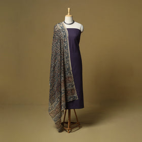 Jacquard cotton 3pc unstitched dress material 157