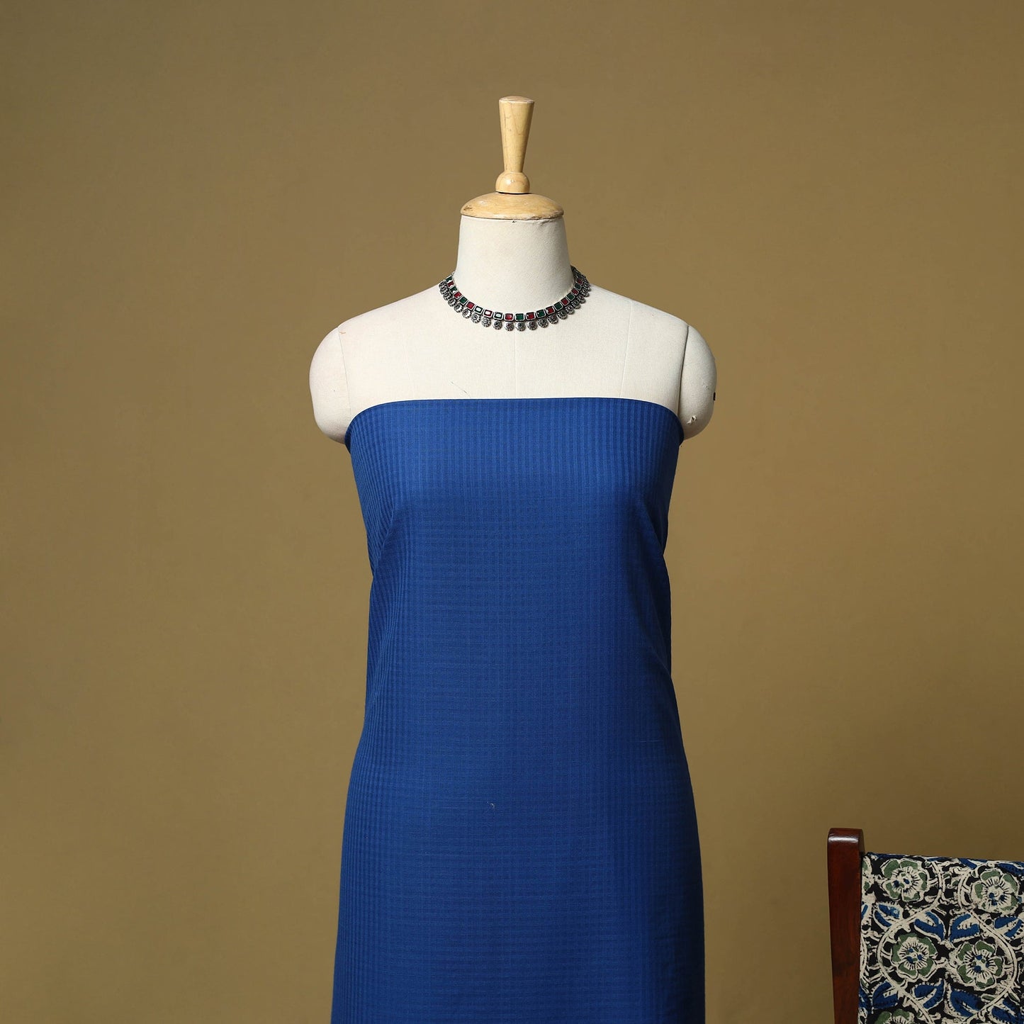 Jacquard cotton 3pc unstitched dress material 161