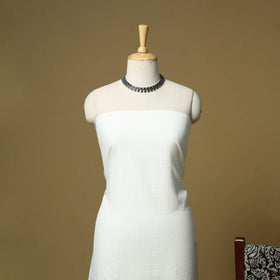 Jacquard cotton 3pc unstitched dress material 162