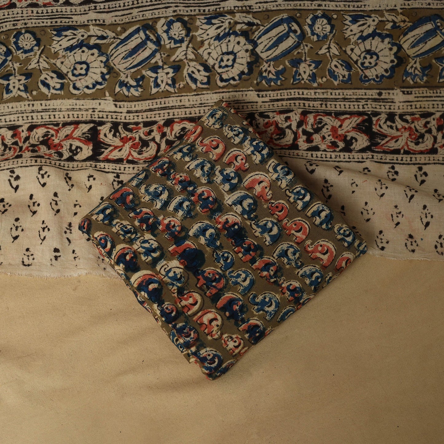 Jacquard cotton 3pc unstitched dress material 163