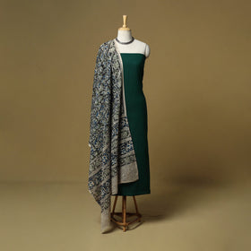 Jacquard cotton 3pc unstitched dress material 164