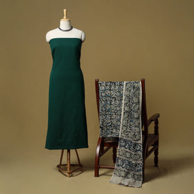 Jacquard cotton 3pc unstitched dress material 164