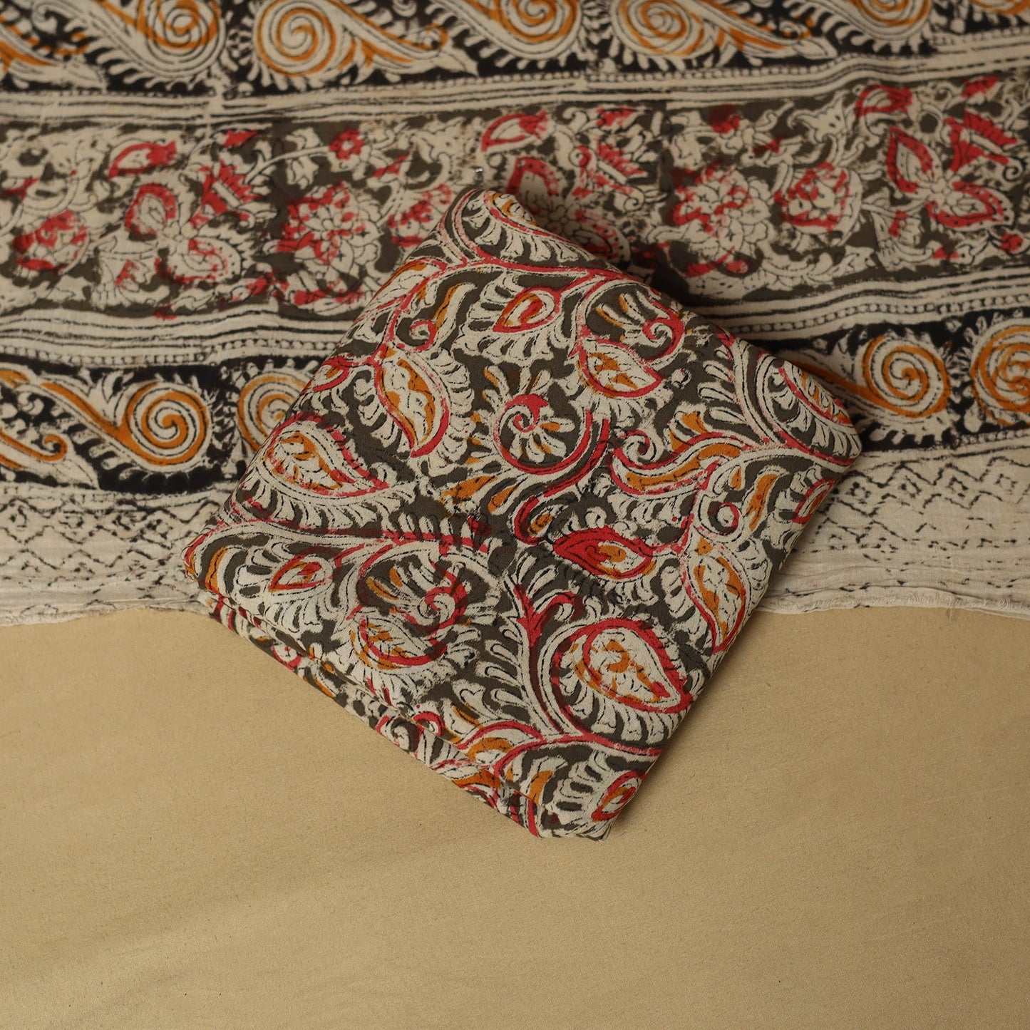 Jacquard cotton 3pc unstitched dress material 167