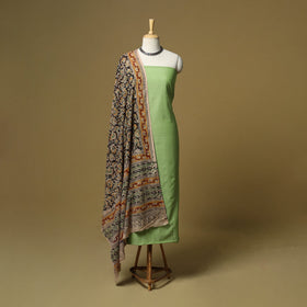 Jacquard cotton 3pc unstitched dress material 169