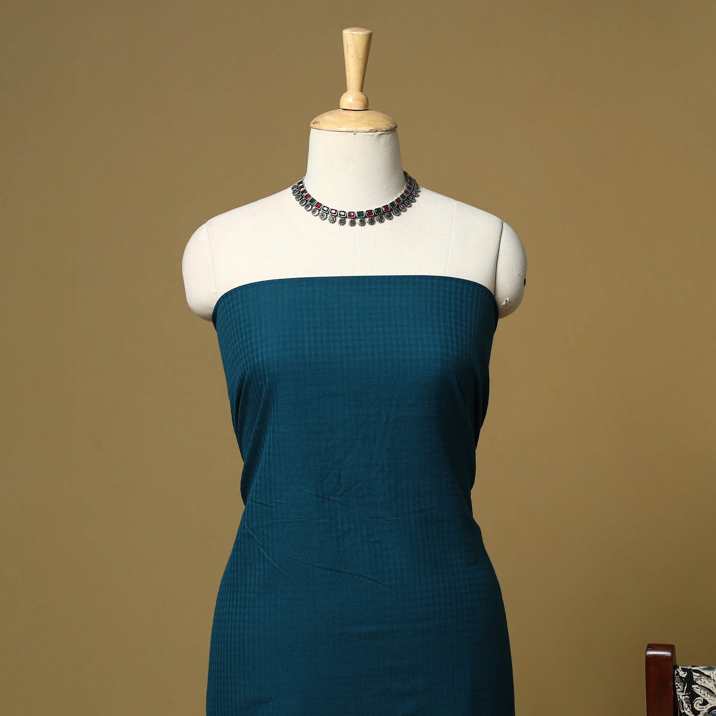 Jacquard cotton 3pc unstitched dress material 172