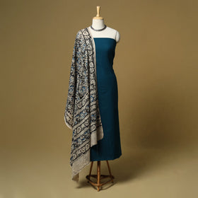 Jacquard cotton 3pc unstitched dress material 172