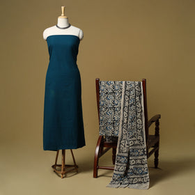 Jacquard cotton 3pc unstitched dress material 172