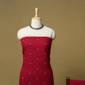 Jacquard cotton 3pc unstitched dress material 47