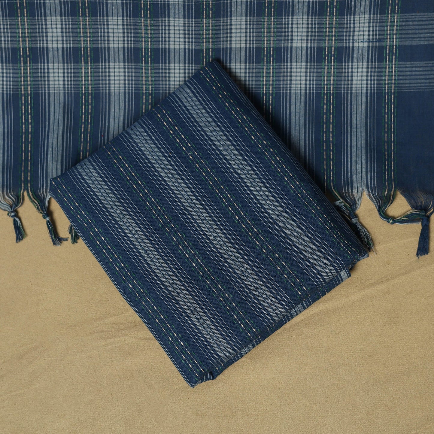 Jacquard cotton 3pc unstitched dress material 56