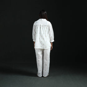 Jacquard cotton co-ord set for women 13 - handcrafted
