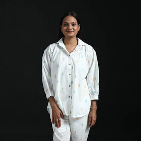 Jacquard cotton co-ord set for women 13 - handcrafted