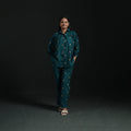 Jacquard cotton co-ord set for women 14 - handcrafted