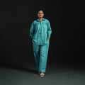 Jacquard cotton co-ord set for women 15 - handcrafted