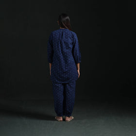 Jacquard cotton co-ord set for women 16 - handcrafted
