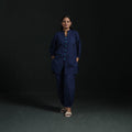 Jacquard cotton co-ord set for women 16 - handcrafted