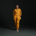 Jacquard cotton co-ord set for women 17 - handcrafted