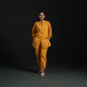 Jacquard cotton co-ord set for women 17 - handcrafted