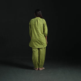 Jacquard cotton co-ord set for women 18 - handcrafted