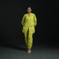 Jacquard cotton co-ord set for women 19 - handcrafted