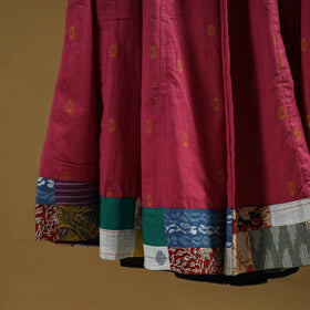 Jacquard patchwork 24 kali cotton long skirt 01