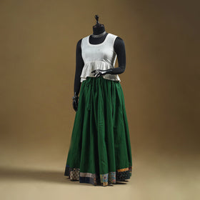 Jacquard patchwork 24 kali cotton long skirt 04