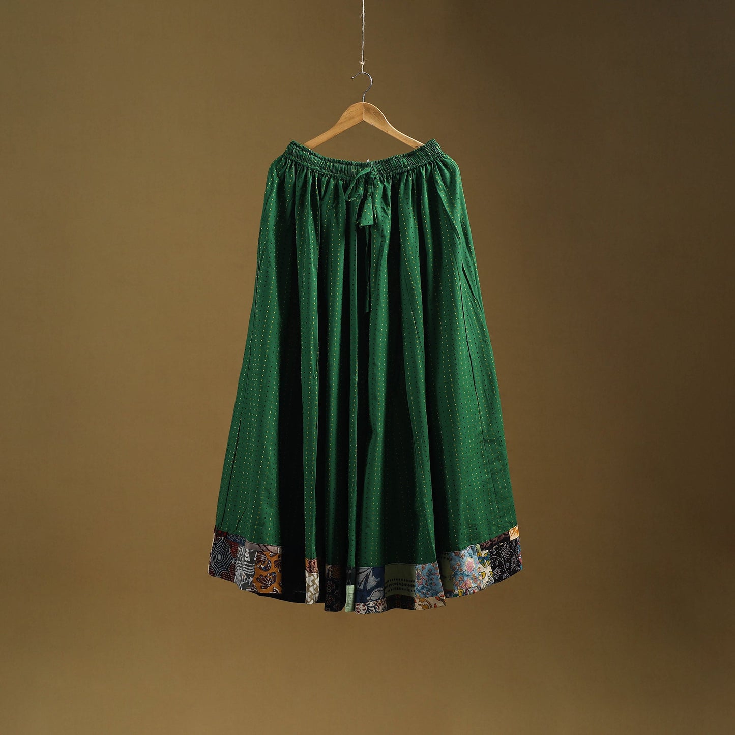 Jacquard patchwork 24 kali cotton long skirt 04