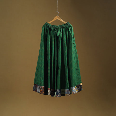 Jacquard patchwork 24 kali cotton long skirt 04