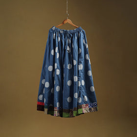 Jacquard patchwork 24 kali cotton long skirt 05