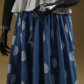 Jacquard patchwork 24 kali cotton long skirt 05