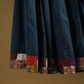 Jacquard patchwork 24 kali cotton long skirt 07