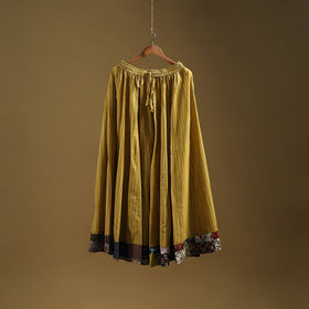 Jacquard patchwork 24 kali cotton long skirt 09