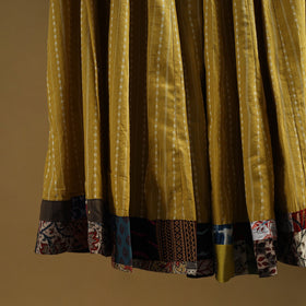 Jacquard patchwork 24 kali cotton long skirt 09