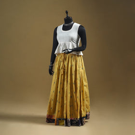 Jacquard patchwork 24 kali cotton long skirt 10