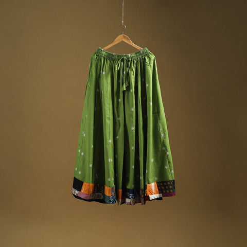 Jacquard patchwork 24 kali cotton long skirt 11