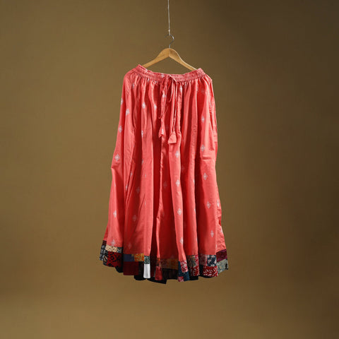 Jacquard patchwork 24 kali cotton long skirt 12