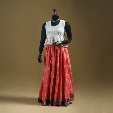 Jacquard patchwork 24 kali cotton long skirt 12