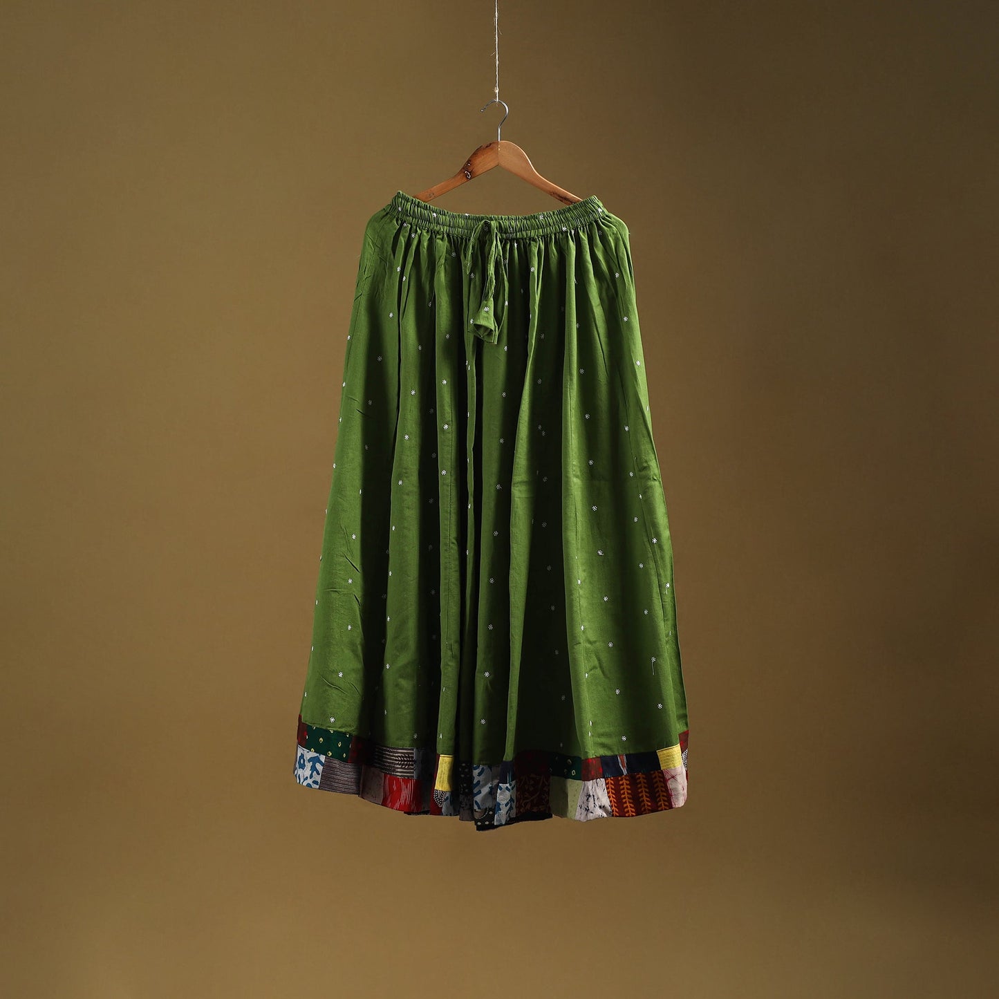 Jacquard patchwork 24 kali cotton long skirt 15