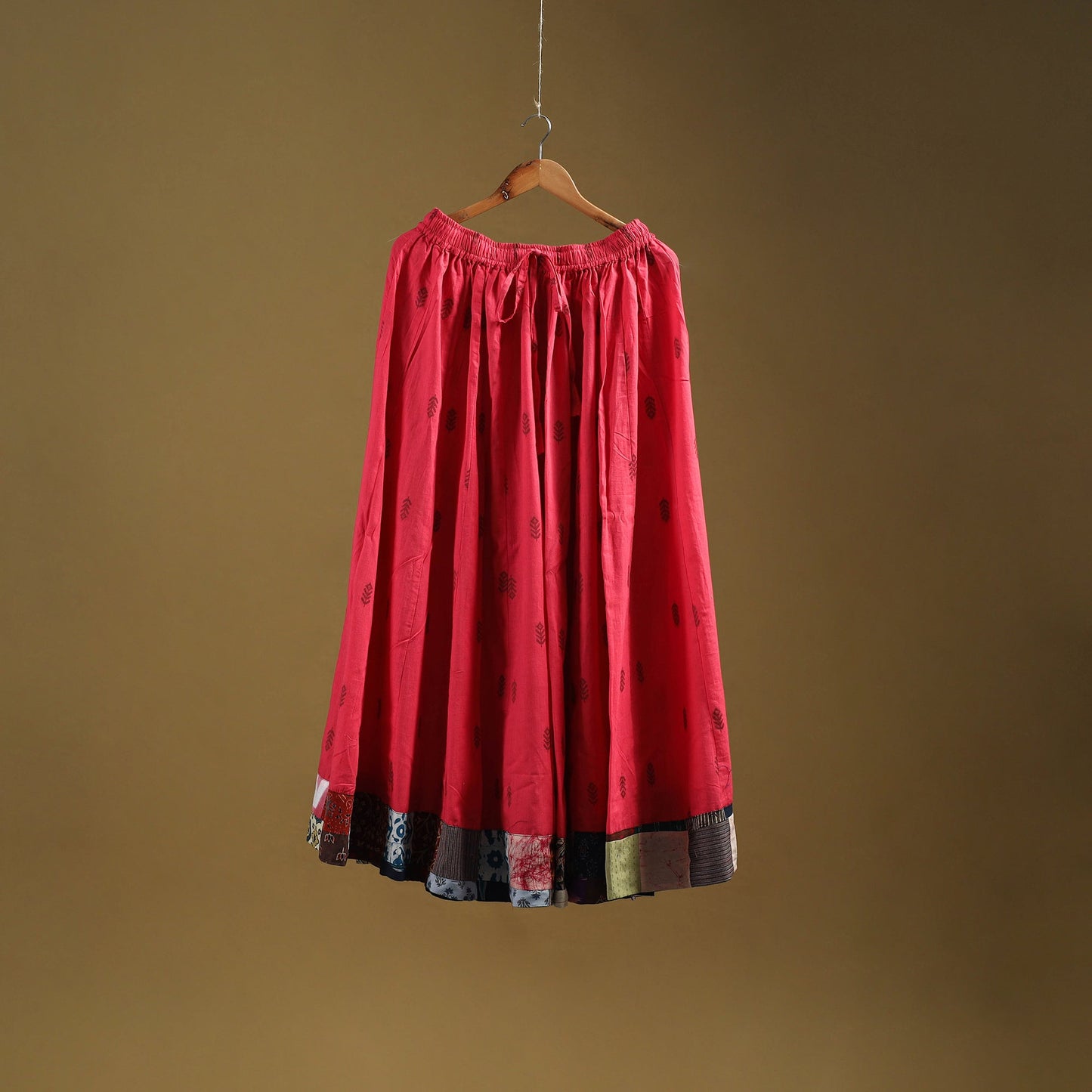 Jacquard patchwork 24 kali cotton long skirt 17